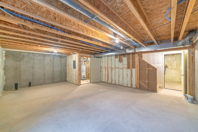 unfinished basement