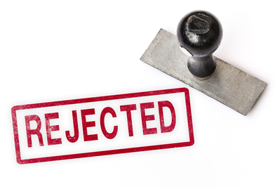 REJECTED stamp