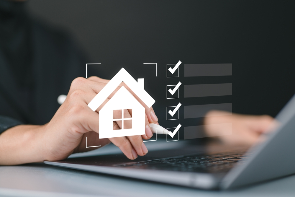 checking boxes next to house icon